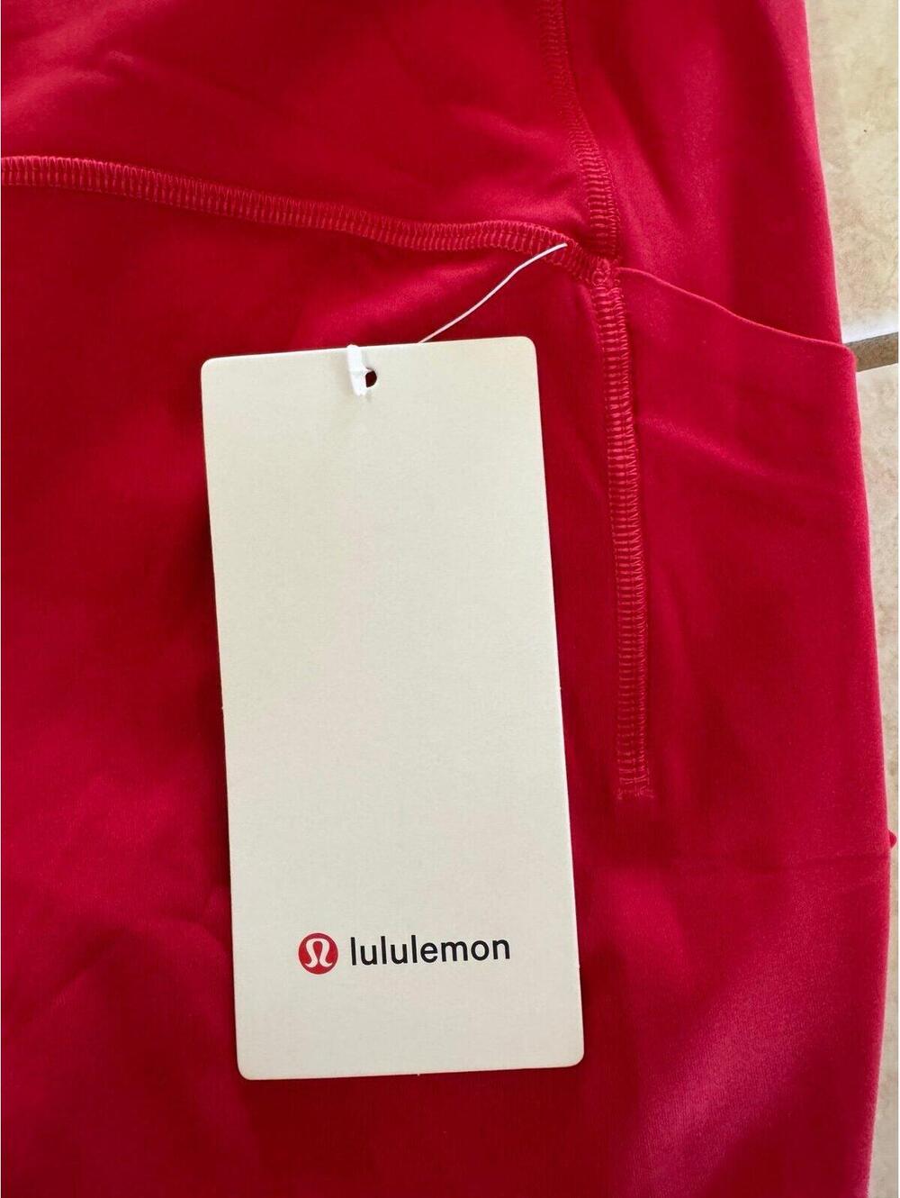 Lululemon Swift Speed With Pockets High Rise 21” Dark Red Size 8 NWT - Picture 5 of 7